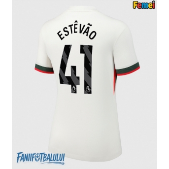 Chelsea Estevao Willian #41 Tricou Fotbal Replică 2025-26 Femei Deplasare